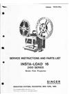 Singer 16 - 2100 Series manual. Camera Instructions.